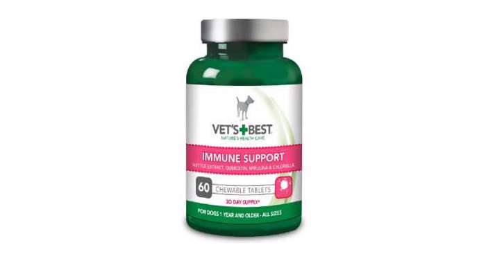 Vet's Best Immune Support Sumpliroma ga to Anosopoiitiko 60tabs 